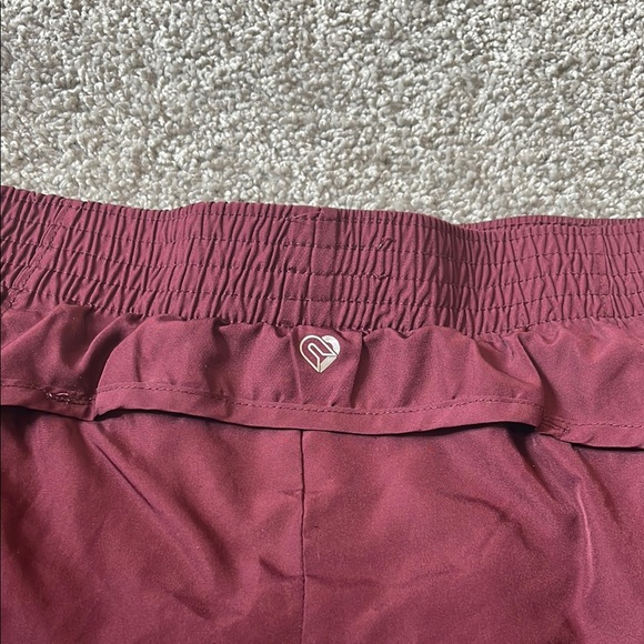 Maroon Women's Athletic Shorts - Picture 6 of 7